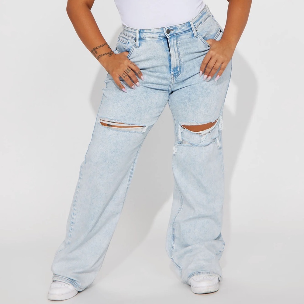 Baggy Wide Leg Jeans- NEW